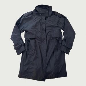 BCBGMaxAzria Black Trench Coat